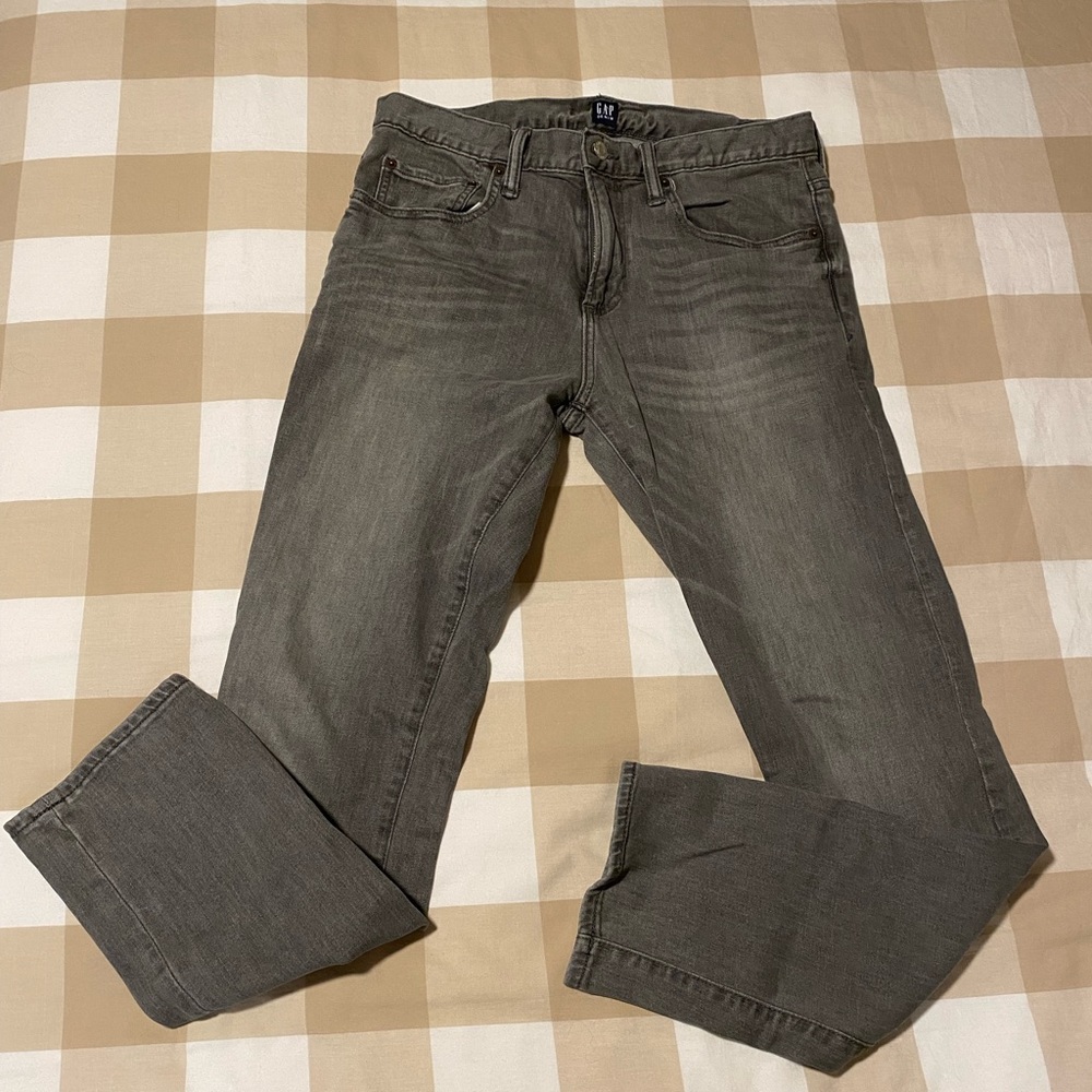 Mens Gap grey skinny jeans